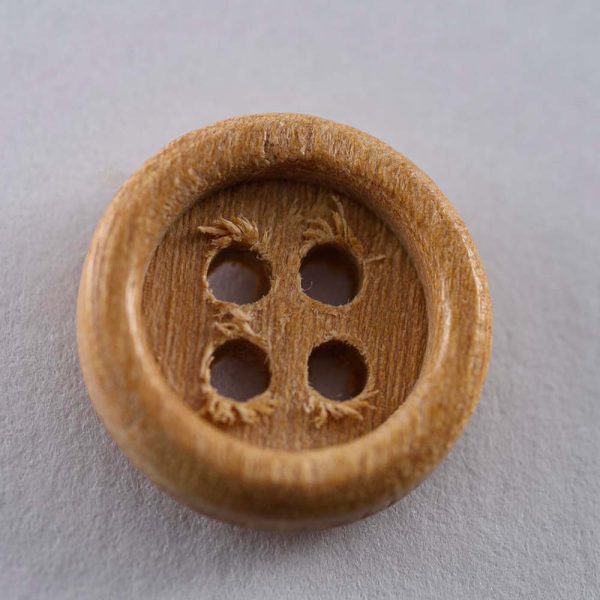 BOTTONE IN VERO LEGNO