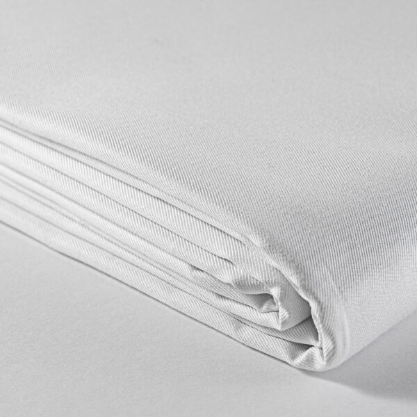 Bianco Twill Cotone Egiziano - immagine 2